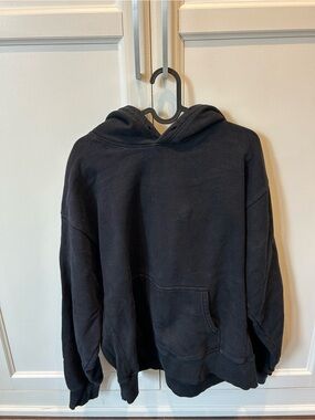 TNA Black Pullover Hoodie with Kangaroo Pocket